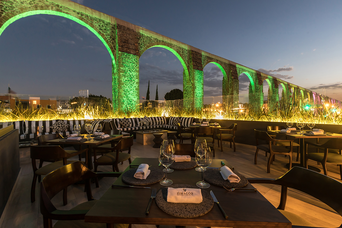 ziracco, trattoria concetto, espacio, los arcos, querétaro